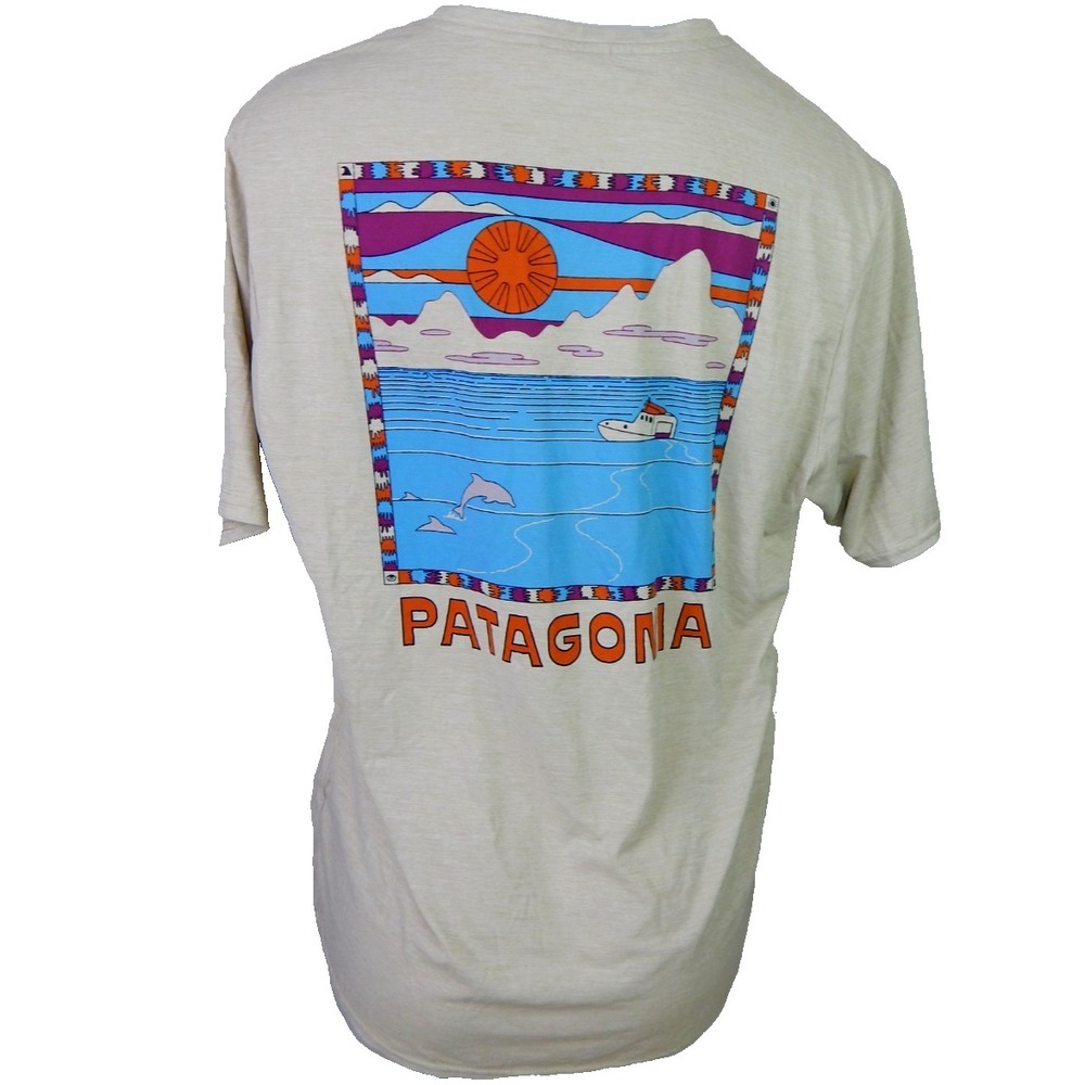 Patagonia Shirt Capilene Cool Daily Short Sleeve Summit Swell